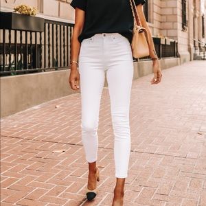 Everlane the high rise skinny jeans